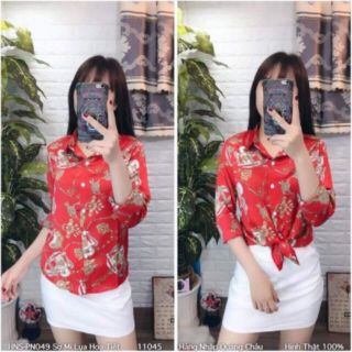 Combo 2 áo sơ mi nữ. áo sơ mi nữ