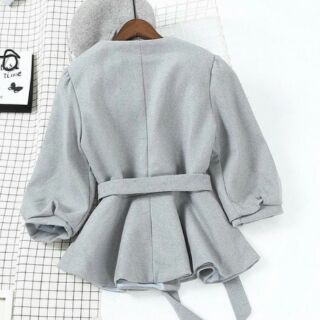 Áo Khoác Kèm Dây Cột Eo