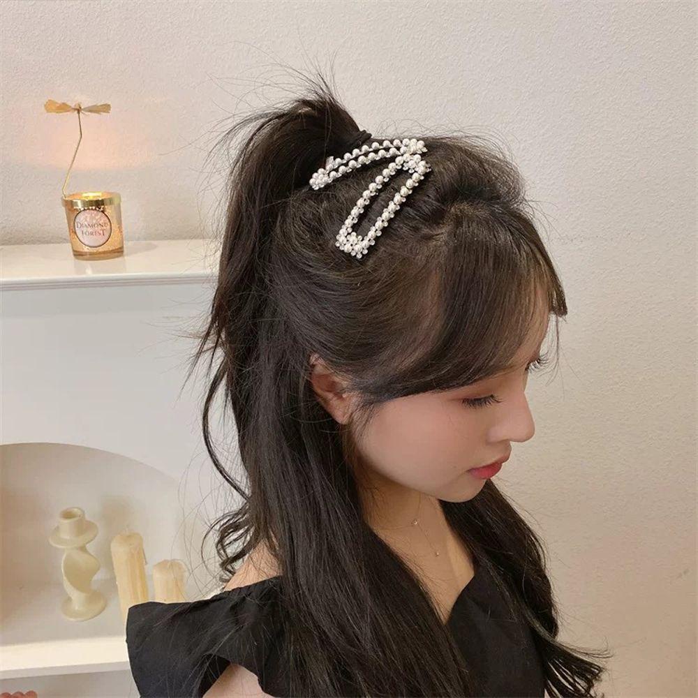 BACK2LIFE Kẹp Tóc Hình Giọt Nước Phong Cách Vintage Cho Nữ