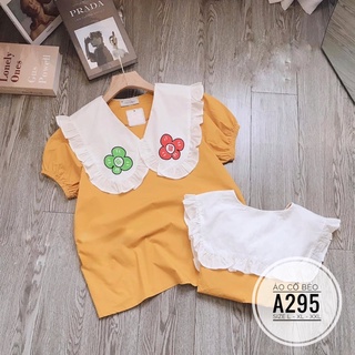 Bigsize Áo cổ bèo A295