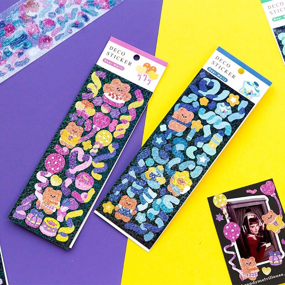 Sticker Họa Tiết Hoạt Hình Dễ Thương Để Trang Trí Sổ Tay Tiện Dụng