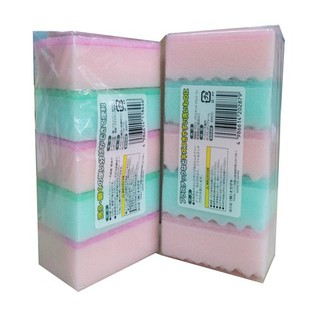 [Hàng Nhật] Set 5 miếng xốp rửa bát hình răng cưa