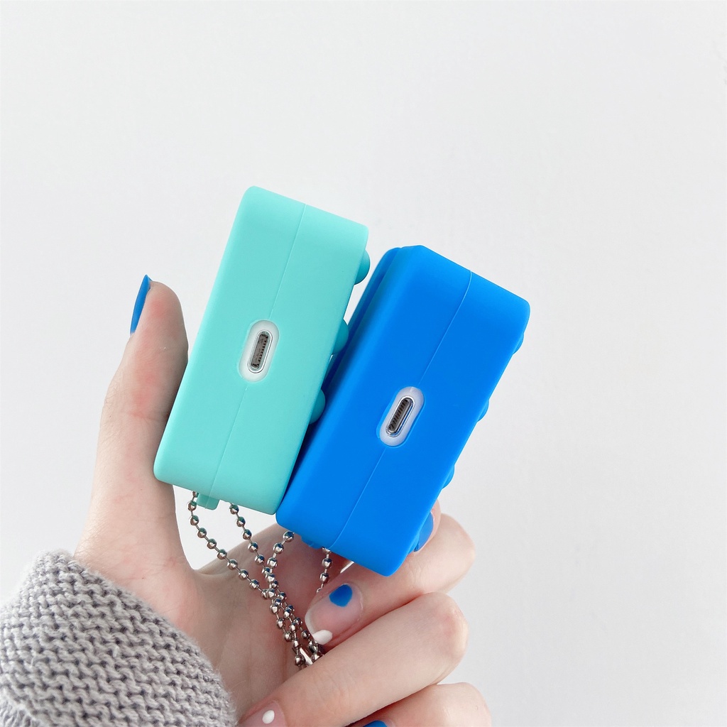 Vỏ Bảo Vệ Hộp Sạc Tai nghe không dây Airpods 1/2/3 pro Bằng Silicon Mềm Thiết Kế Dễ Thương