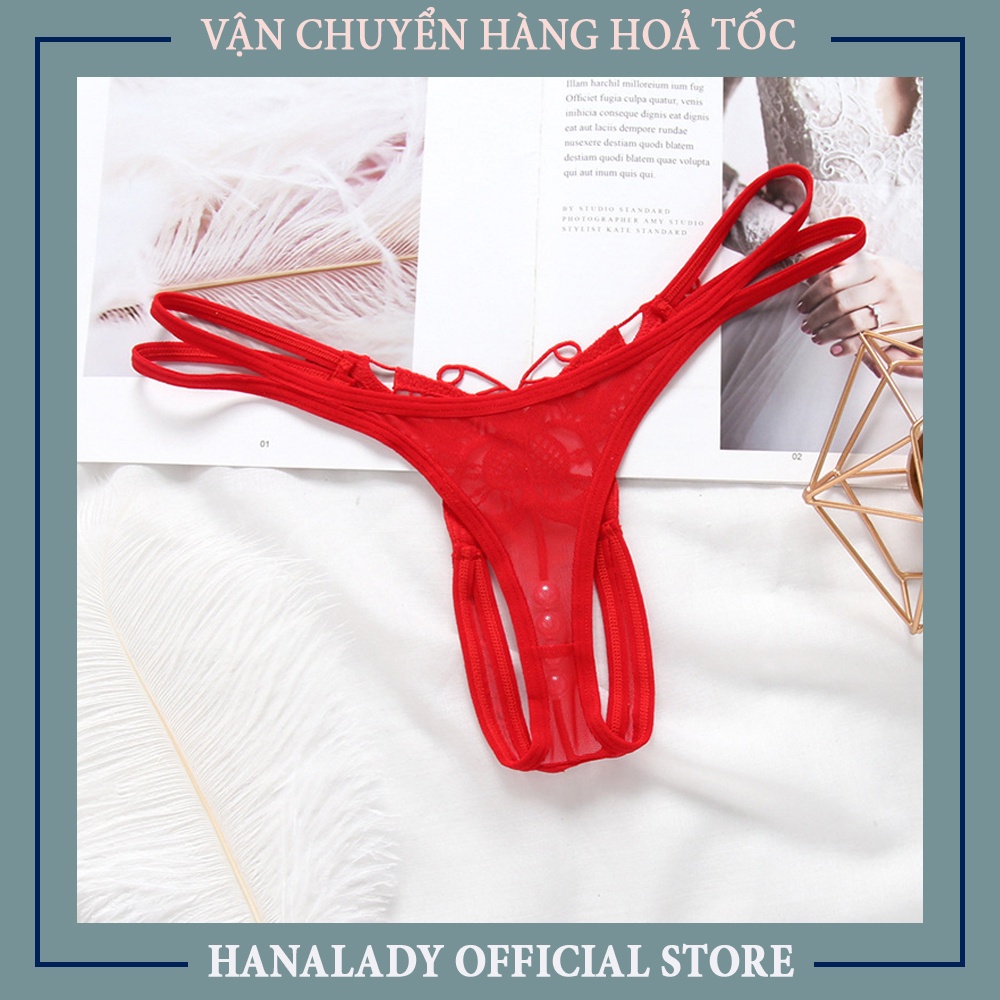 Quần lót nữ sexy phối ren quyến rũ Hanaladystore L011