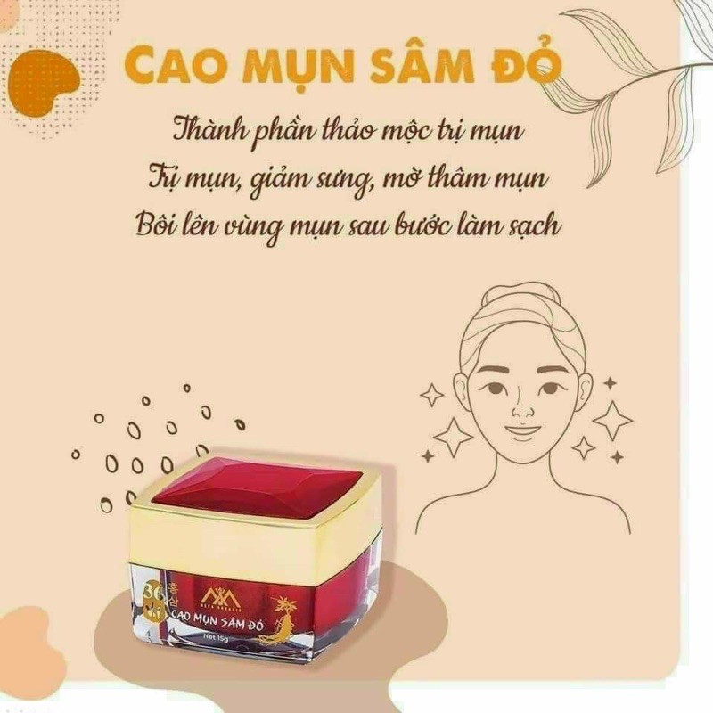 Cao Mụn Sâm Đỏ 36 Vị - MEEA ORGANIC CHÍNH HÃNG