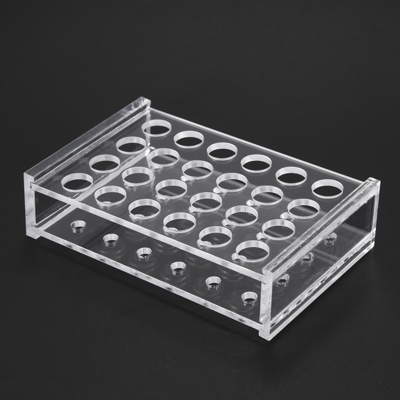 Giá đỡ ống ly tâm 24 lỗ bằng nhựa 1.5ml 11mm chuyên dụng