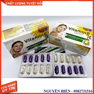 Vitamin E Gold – Giúp Hỗ Trợ Chống Oxy Hóa – Giúp Làm Giảm Lão Hóa Da – Giảm Nếp Nhăn Hộp 30 Viên