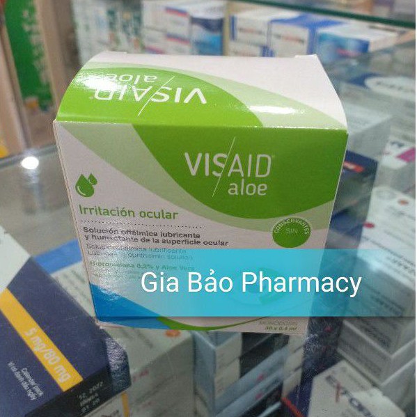 Nhỏ dưỡng mắt VISAID ALOE cho đôi mắt long lanh