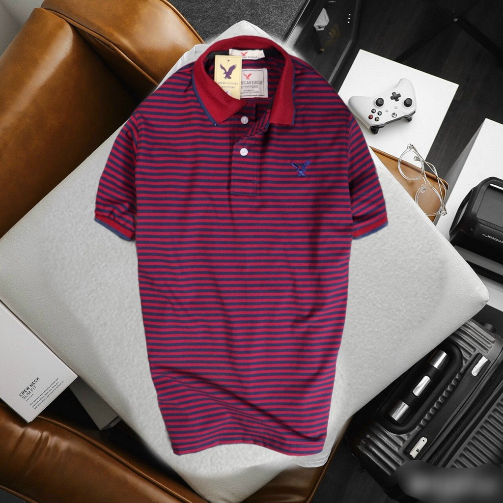 ÁO THUN NAM SỌC NGANG NHỎ CHO NGƯỜI DÁNG TO