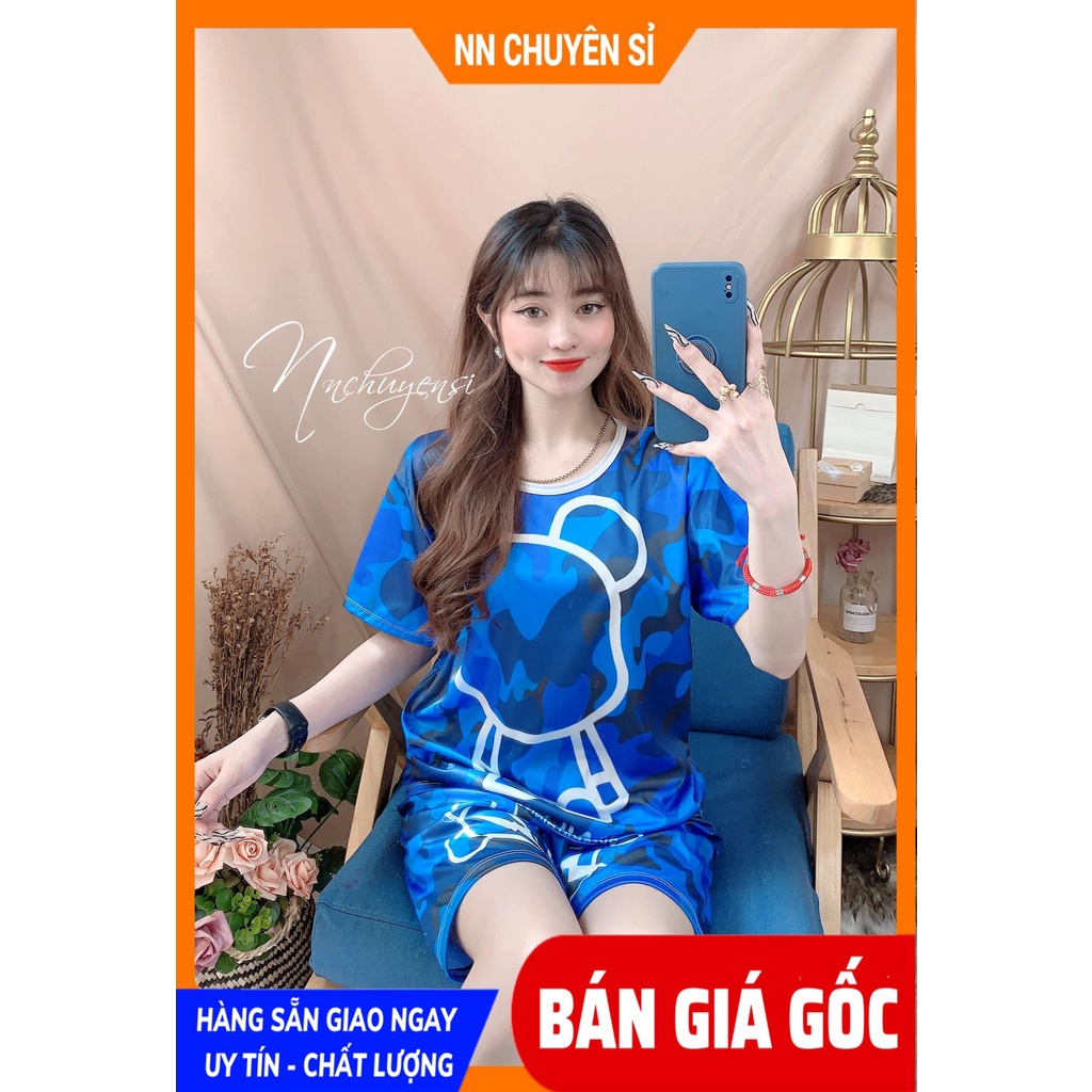 Đồ bộ bé trai bé gái in hình Chuột Mickey Hoạt hình dễ thương chất thun mềm mát size đến 70kg DBRBD FULL SIZE