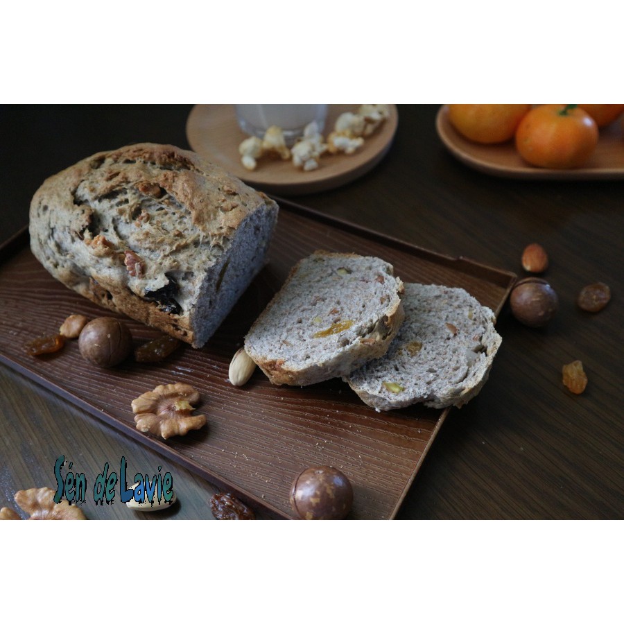 Bộ 2 combo bột trộn sẵn, nguyên liệu và vật dụng làm Bánh mì dinh dưỡng bột nguyên cám 5 loại hạt & Cupcake dinh dưỡng