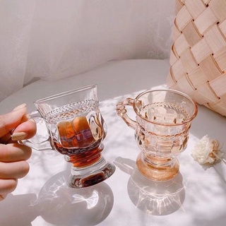 Ly Cốc Thủy Tinh Dáng Cổ Điển Retro