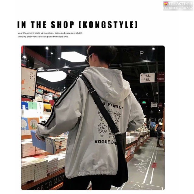 🎆𝐃𝐮̀ 𝟐 𝐋𝐨̛́𝐩🎆 BAC Áo Khoác Dù 2 Lớp In Hình 2 Mặt (Kèm Video, Hình Chụp Thật) | BigBuy360 - bigbuy360.vn