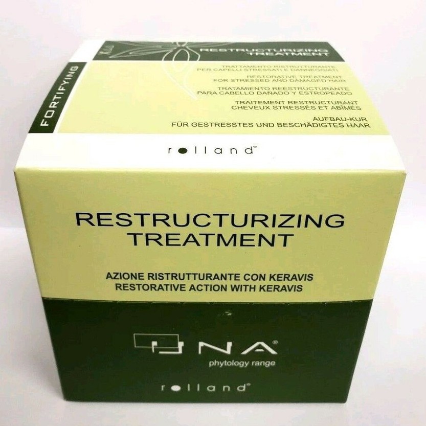 Tinh chất phục hồi tái tạo cấu trúc tóc Restructurizing Treatment UNA ROLLAND 12x10ml