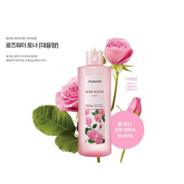 [Hot] Nước hoa hồng Rose Water Toner Mamonde [Chính hãng]