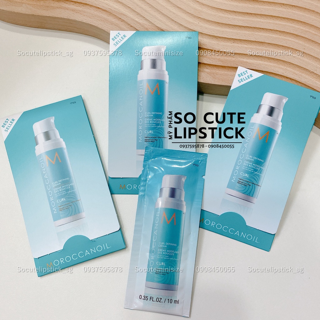 Sample Kem Định Hình Sóng Xoăn Cho Tóc Moroccanoil Curl Defining Cream Gói 10ml