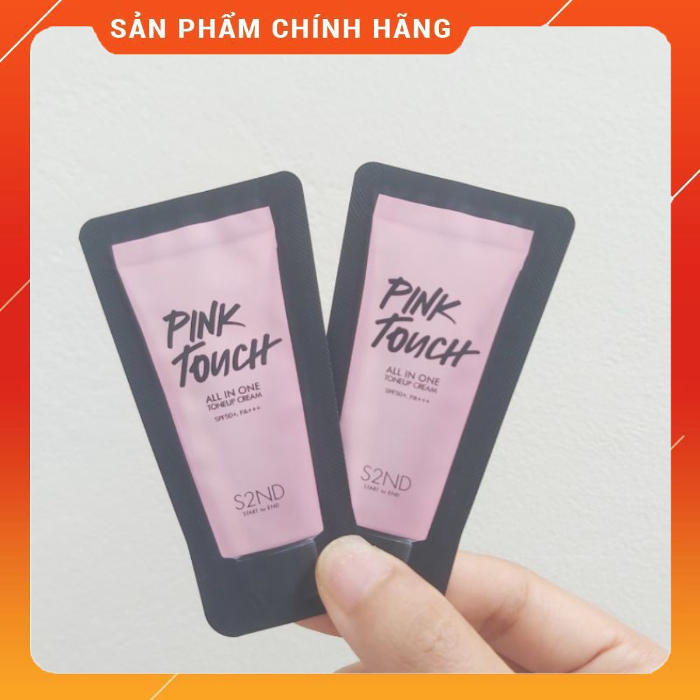 Gói sample chống nắng, nâng tone, dưỡng trắng PINK TOUCH S2ND SPF50+ PA+++ | BigBuy360 - bigbuy360.vn