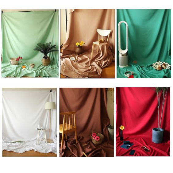 (4M)[MỀM-RŨ] PHÔNG NỀN VẢI KHỔ LỚN livestream chụp ảnh lookbook màu trơn. vải nền trang trí chụp ảnh toàn thân nhiều màu