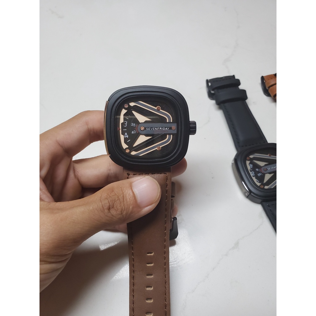 Đồng hồ nam SEVEN FRIDAY M02 dây da, máy Nhật, bảo hành 24 tháng | BigBuy360 - bigbuy360.vn