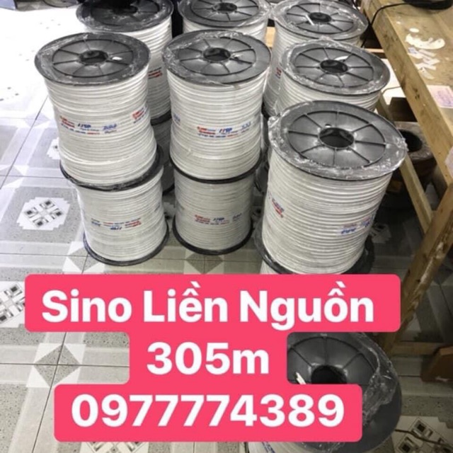 Dây camera SINO Liền nguồn cuộn 305m