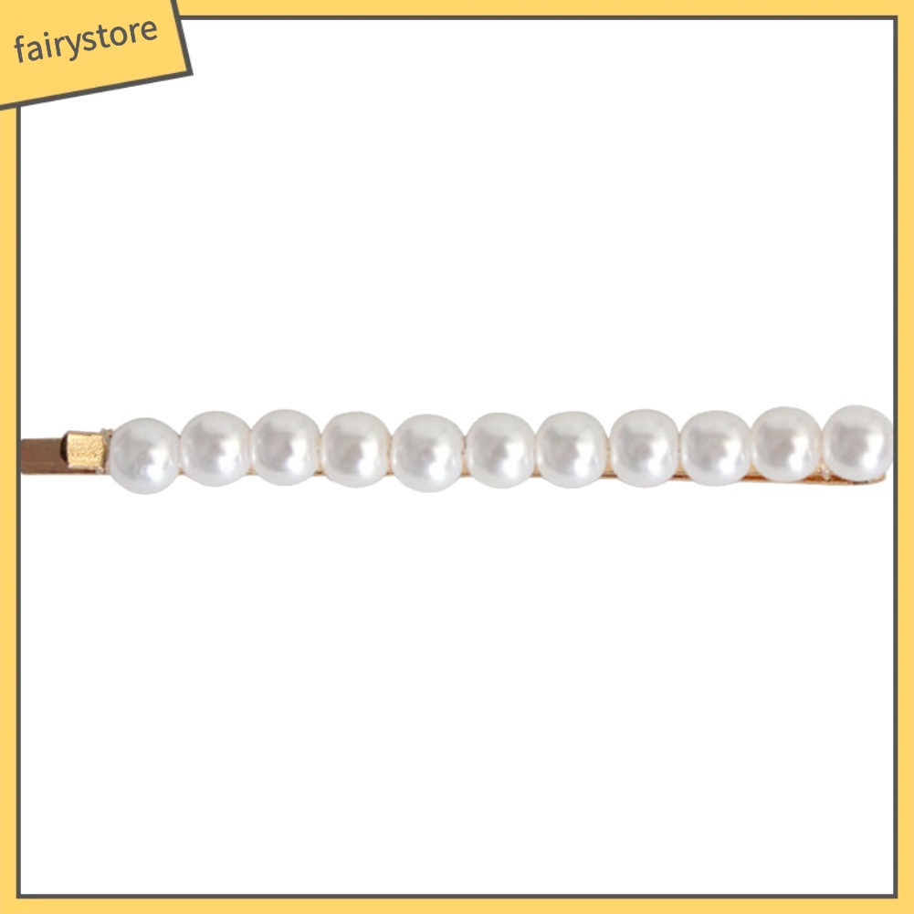 Kẹp Tóc Đính Ngọc Trai Nhân Tạo Thời Trang Dành Cho Nữ