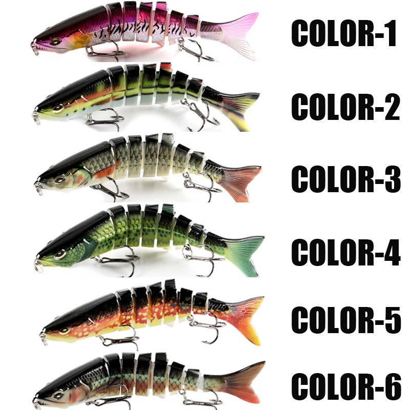 1 Set 8 Mồi Giả Câu Cá 8 Khúc