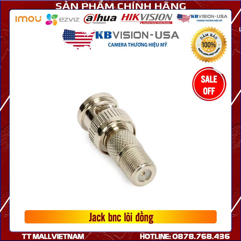 Jack bnc camera lõi đồng xịn