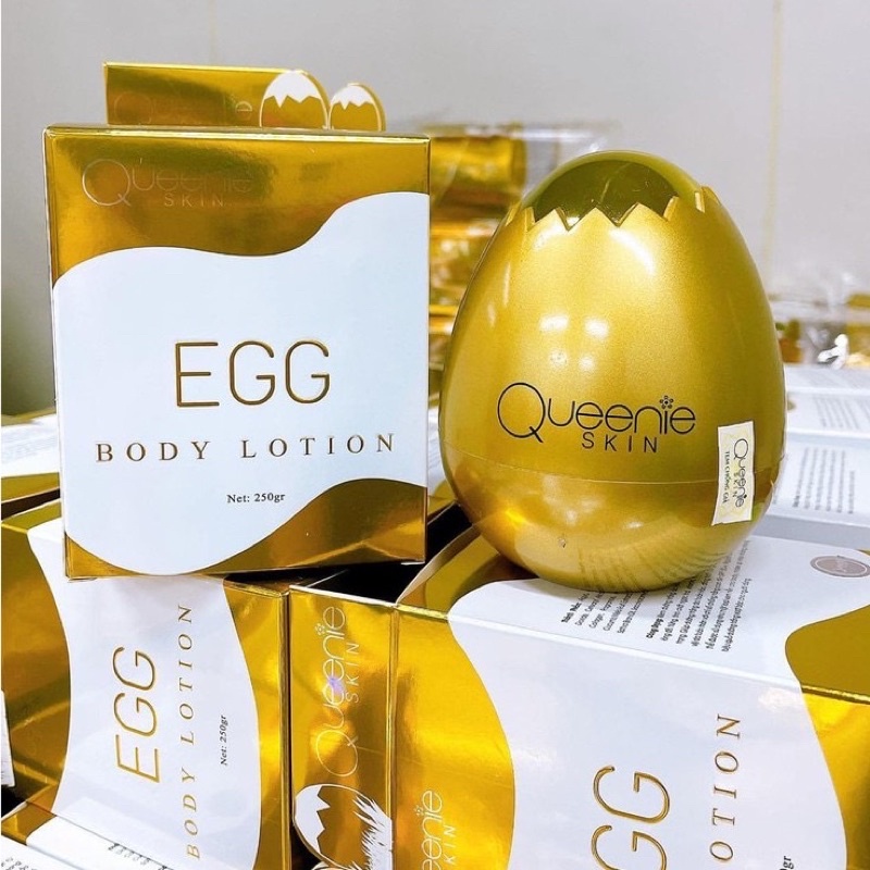 kem dưỡng body EGG queenieskin 250g chiết xuất từ trứng gà