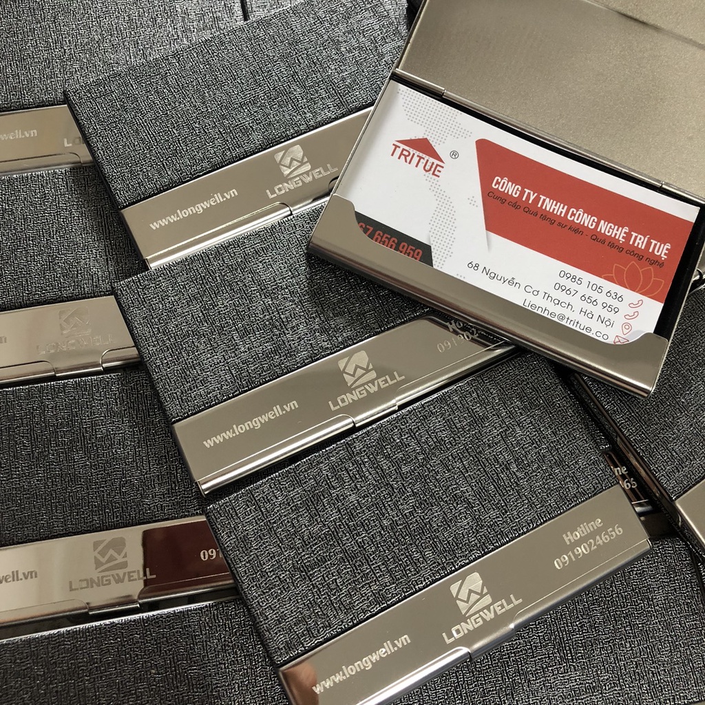 Hộp đựng namecard khắc tên theo yêu cầu tại Hà Nội, ví đựng thẻ danh thiếp bán từ 1 chiếc