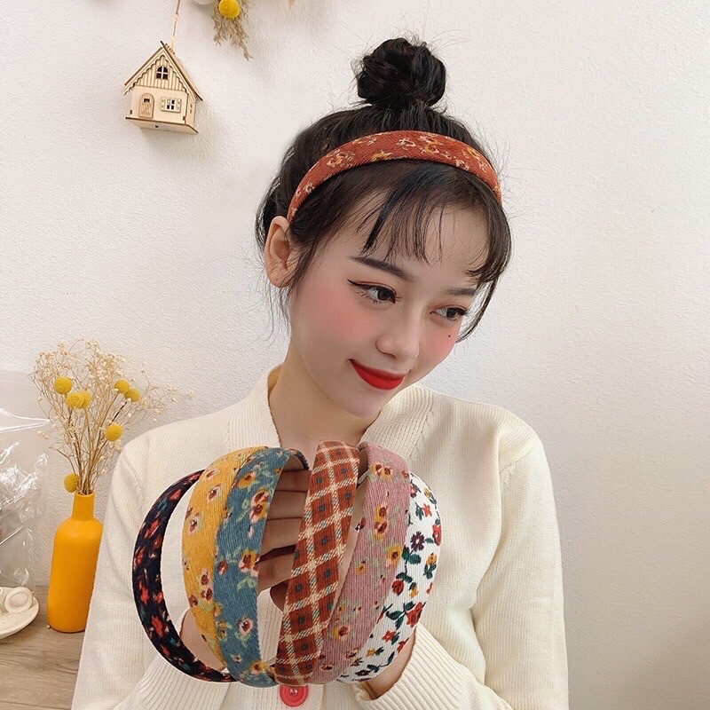 Băng Đô Cài Tóc Phong Cách Retro cực dễ thương