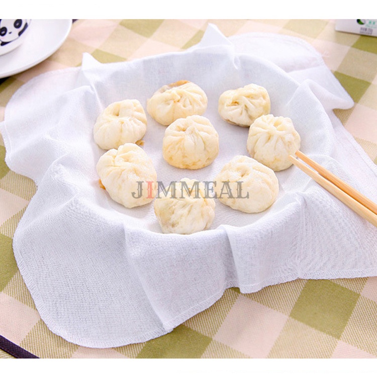 Khăn Vải Hấp Bánh Bao, Màn Thầu, Sủi Cảo, Khăn Cotton Lót Nồi Hấp Xuất Nhật Đa Năng Tái Sử Dụng Nhiều Lần