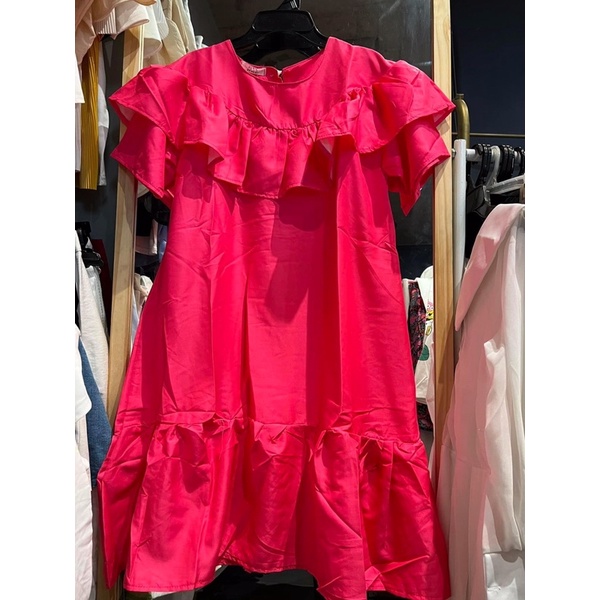 Đầm suông đầm babydoll in hình tay lỡ dễ thương bầu bì bon chen thoải mái,dài qua gối,chất liệu mềm mịn thoải mái