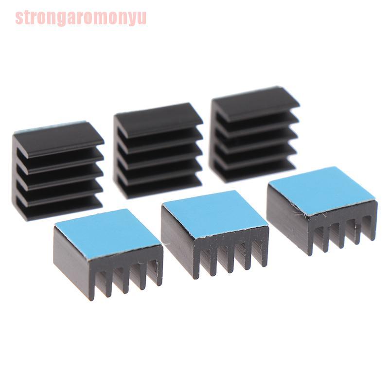 Set 10 Tấm Nhôm Tản Nhiệt 8.8x8.8x5mm Kèm Băng Keo Dán Tiện Dụng