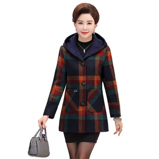 ÁO KHOÁC PHỤ NỮ TRUNG NIÊN, KẺ SỌC, Hàng order