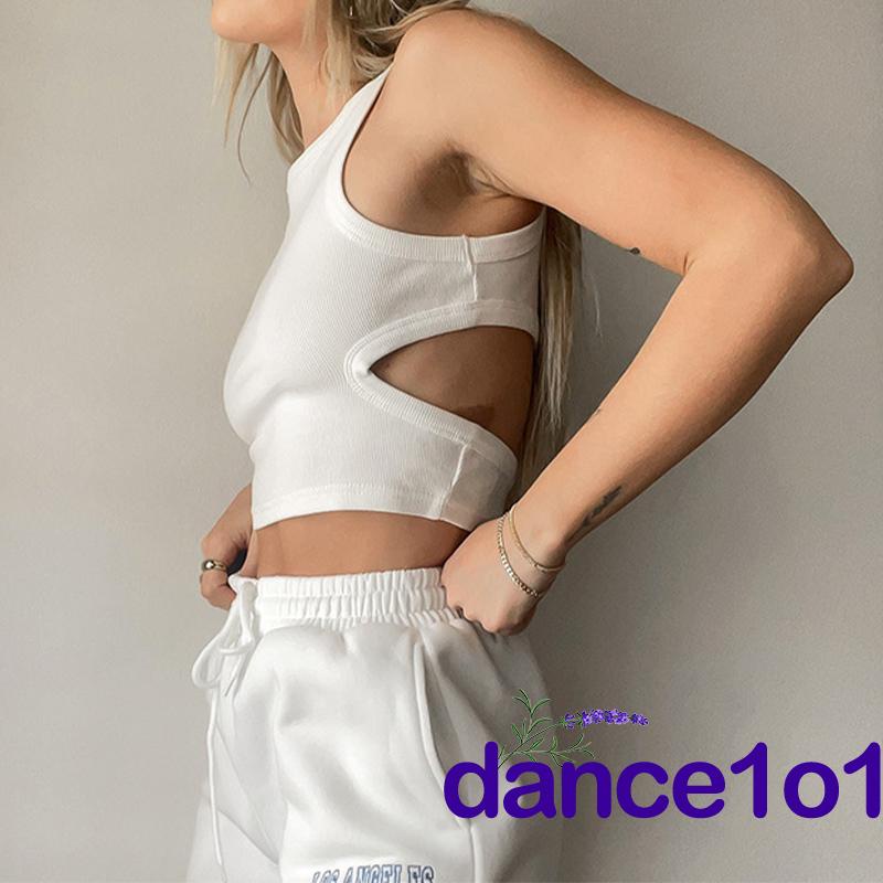 Áo Ba Lỗ Hở Lưng Màu Trơn Cho Nữ Nhảy 1O1-