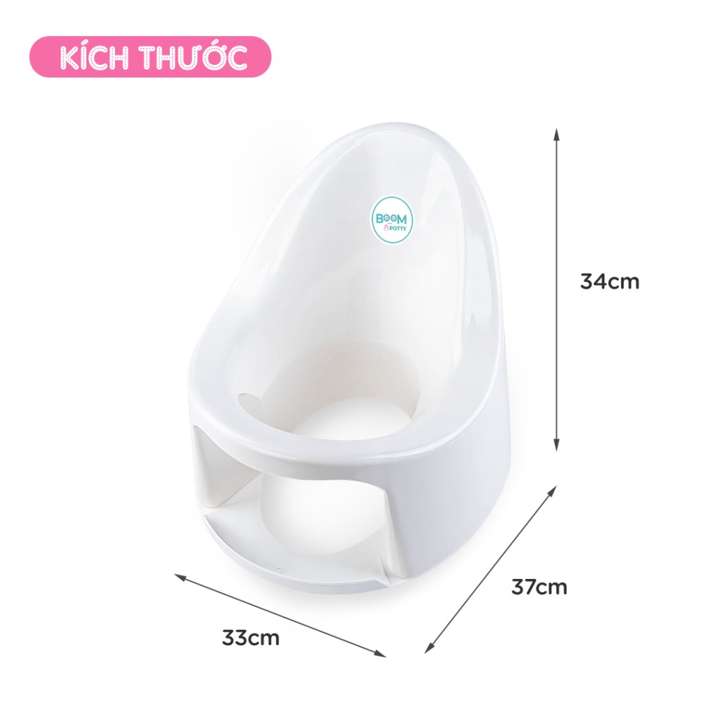 [Mã FMCG8 giảm 8% đơn 500K] ⭐ Freeship 70k ⭐ Bô vệ sinh cao cấp đa năng Boom Potty cho bé