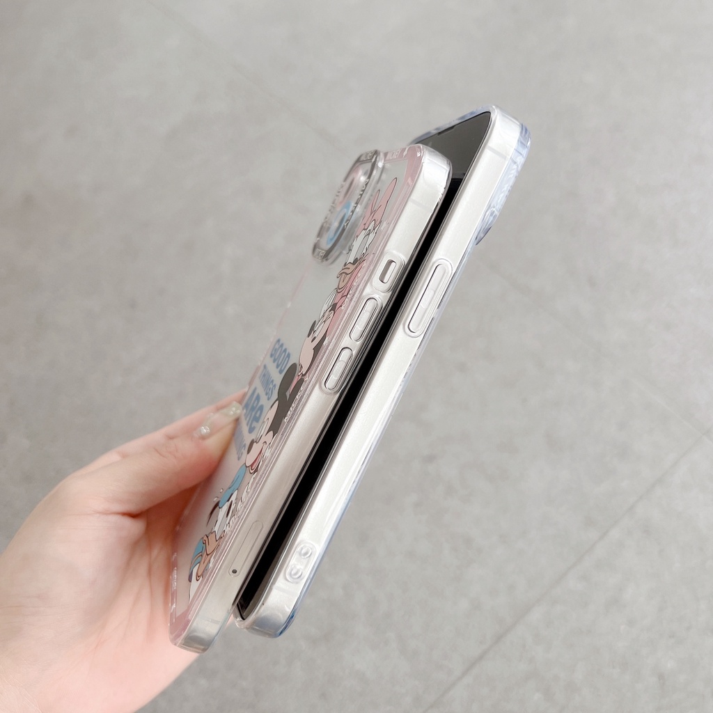 Ốp Điện Thoại Họa Tiết Hoạt Hình Mickey Donald Cho iphone 11 12 13 14 Pro XS Max XR 7 8 Plus