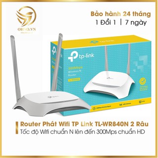 Bộ Thiết Bị Đầu Phát Wifi TP Link TL-WR840N Cục Phát Sóng Wifi 2 Râu Kết Nối Internet Tốc Độ Cao - OHNO VIỆ thumbnail