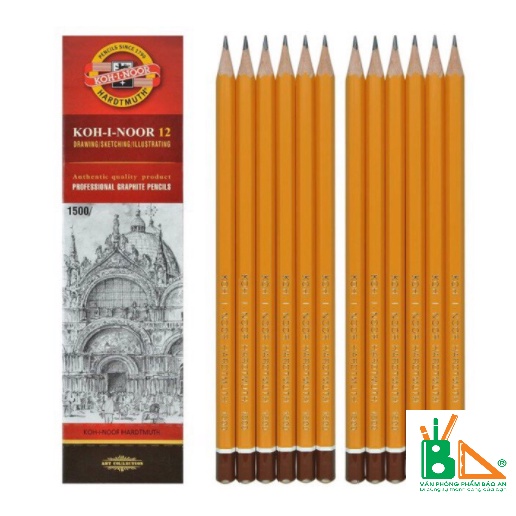 Hộp 12 Bút Chì ✏✏Tiệp KOH-I-NOOR 1500-4B