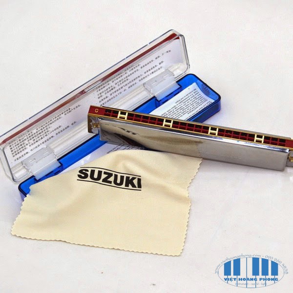 Kèn harmonica tremolo Suzuki Study 24 key C