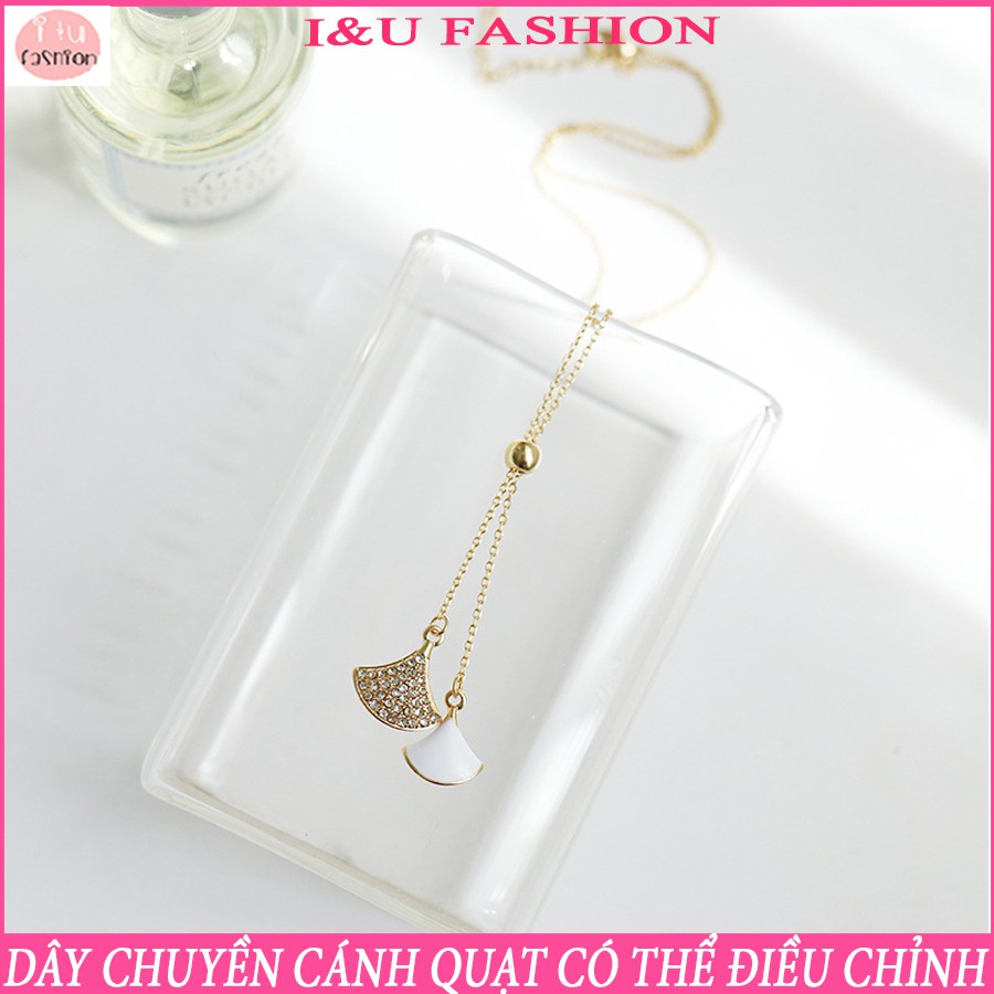 Dây chuyền , vòng cổ nữ sợi mảnh hình cánh quạt độc đáo , thanh lịch đồng thời có thể điều chỉnh theo ý thích VC-30