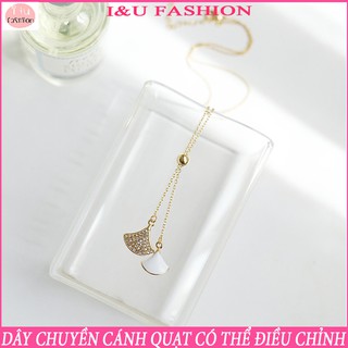 Dây chuyền , vòng cổ nữ sợi mảnh hình cánh quạt độc đáo , thanh lịch đồng thời có thể điều chỉnh theo ý thích VC-30