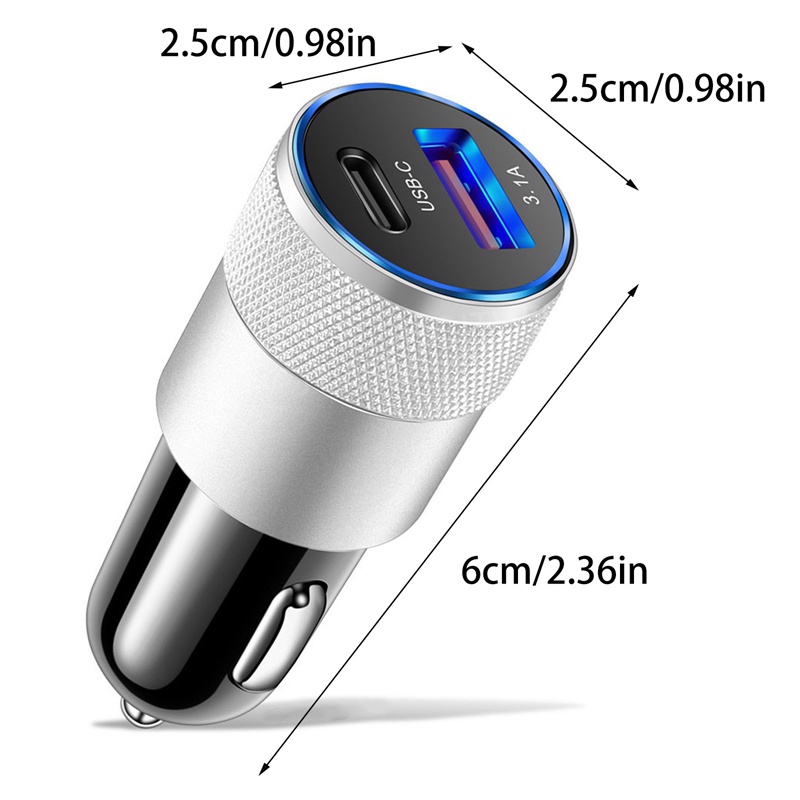 Tẩu Sạc Nhanh USB Type-C PD Cho iPhone