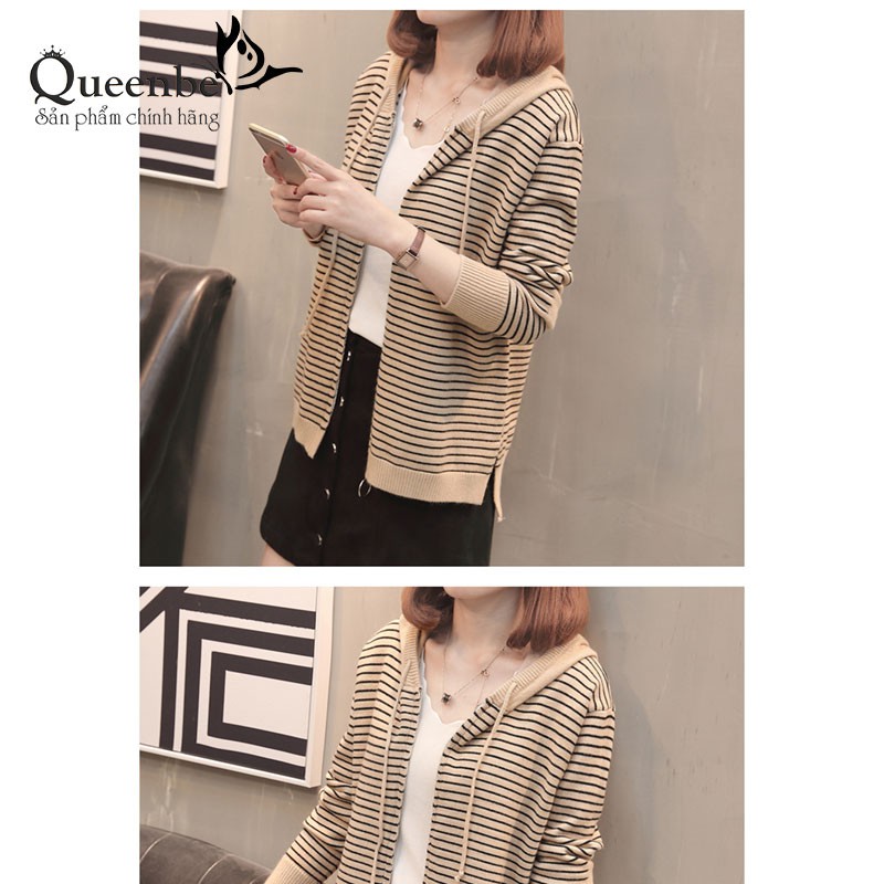 Áo choàng len áo khoác nữ đẹp Queenbe GLA217 Cuocsongvang