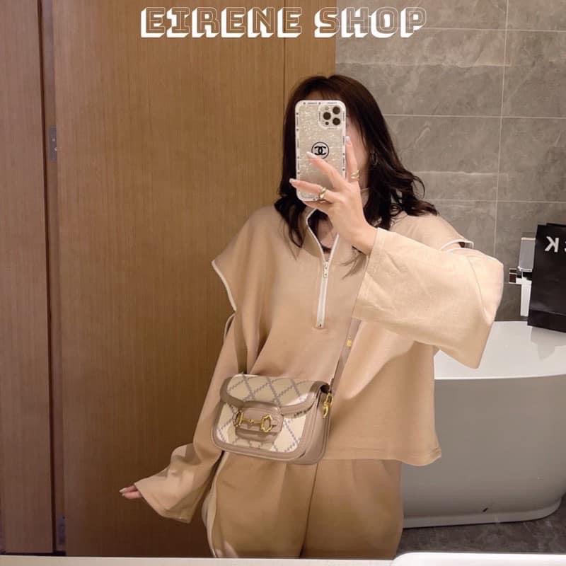 Túi Hà Hồ trần trám Quảng châu bản đẹp size 20 HOT 2021