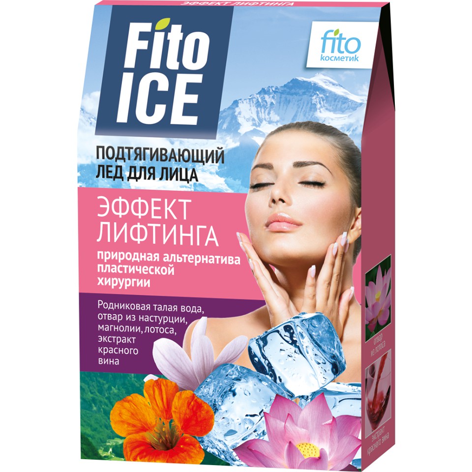 Đá băng mát xa FITO ICE hiệu ứng Salon với nước suối khoáng nóng và chiết xuất tinh dầu thực vật se khít chân lông