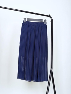 Chân váy Midi dập ly