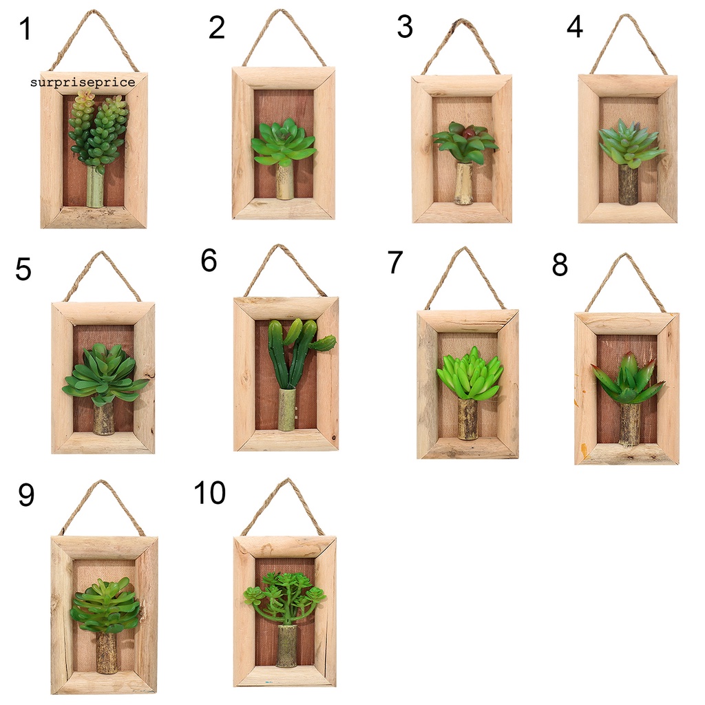 Chậu cây sen đá nhân tạo treo tường thiết kế dễ thương