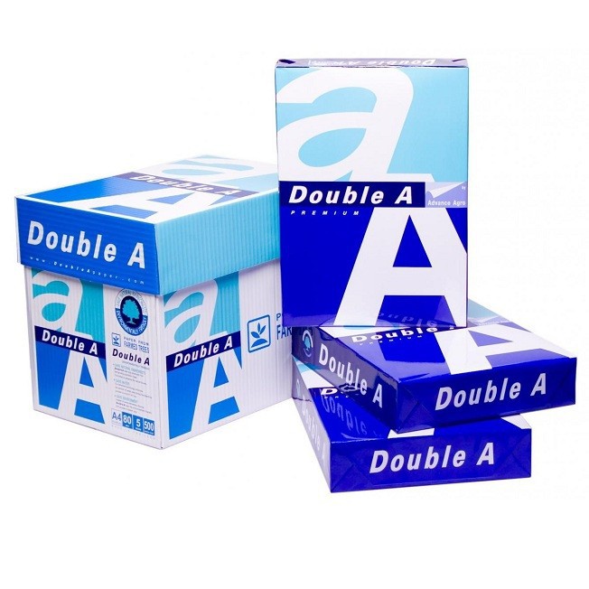 Giấy A3 Double A 70gsm 1 Ram. Giấy trắng đẹp. Chuyên in trong Văn Phòng