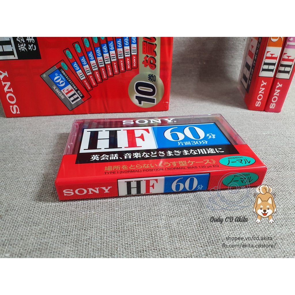 Băng cassette Sony HF60 mới